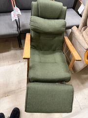 値下げ・引取限定】美品 ロッキングチェア オットマン3点2WAY グリーン