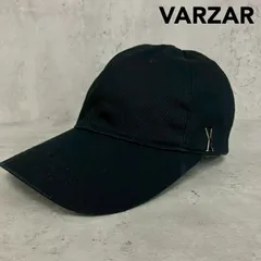 VARZAR バザール キャップ 帽子 ブラック シルバー スタッド オーバーフィット ロゴキャップ コットン レディース メンズ 男女兼用 カジュアル シンプル ストリート 韓国 ファッション UV対策 日除け 人気 ★ ■■のサムネイル