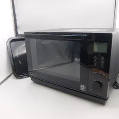 【美品】パナソニック オーブンレンジ 26L フラットテーブル スイングサーチ赤外線センサー ブラック NE-MS4A-Kのサムネイル