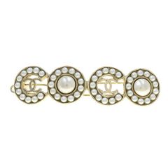 ✨極美品✨ シャネル ヘアクリップ メッキ シルバー 3つセット ピン 