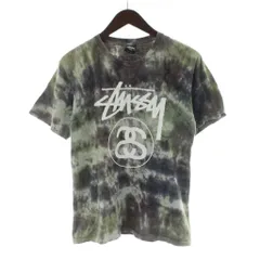 ステューシー STUSSY ストックロゴ SSリンク Tシャツ 半袖 タイダイ染 S グレー 灰色 マルチカラー トップス /PP ■GY11のサムネイル