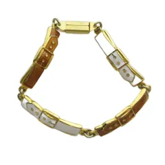 ロベルタディカメリーノ Roberta di Camerino ブレスレット アクセサリー バングル ベルトモチーフ ゴールド色 ■GY11 /MQのサムネイル