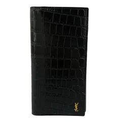 SAINT LAURENT PARIS(サンローランパリ) 長財布美品  864305 黒 型押し加工 レザーのサムネイル
