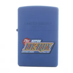 ジッポー ZIPPO 71ST NIPPON DERBY 250個限定 オイルライター 喫煙具 タバコ 小物 火花確認済み 青 ブルー ■GY11 /MQのサムネイル