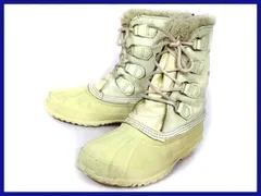 カナダ製/ビンテージ品★SOREL/ソレル【24.5-25.0-25.5程度/白】本革使用/インナー付き/高級スノーブーツ/MANITOUモデル◆3@R58のサムネイル