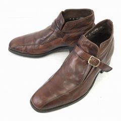 70s レザーシューズ 革靴 フローシャイム ウィングチップ バイカラー