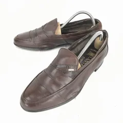 LANVIN/ランバン★本革/ローファー/スリッポンシューズ【24.5/茶】ドレスシューズ/ビジネス◆F-74のサムネイル