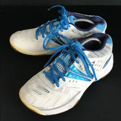 YONEX/ヨネックス★カーペットコート/アウターにも/ノンマーキングラバー/テニスシューズ【US7/23.5cm/白×青/white×blue】Shoes/trainers◆bQ-446のサムネイル