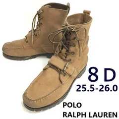 POLO RALPH LAUREN/ラルフローレン ★革紐/レザー/ハンティングブーツ【8D/25.5-26.0/brown/茶】本革/Leather/Boots/shoes◆bWB105-03のサムネイル