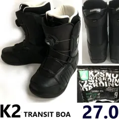 [値下げ可] K2 transit BOA スノーボードブーツ　27.5㎝ 2026年最新】k2 TRANSIT boaの人気アイテム - メルカリ