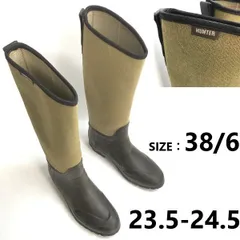 HUNTER/ハンター★ロング/ラバーブーツ【size:38/6/23.5-24.5/レディース/カーキ/khaki】レインブーツ/LADY N/Boots/Shoes◆sWB94-42のサムネイル