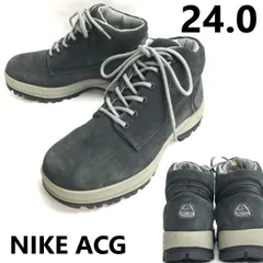 NIKE/ACG/ナイキ★ALL CONDITIONS GEAR/ハイキングシューズ/ブーツ【24.0/レディース/gray】030507/Leather/sneakers/shoes◆sWB111-8のサムネイル