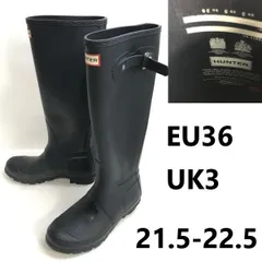 HUNTER/ハンター★レインブーツ/ラバーブーツ【size:36/UK3/22.0/レディース/ネイビー/navy】ロング丈/Boots/Shoes◆sWB104-41のサムネイル