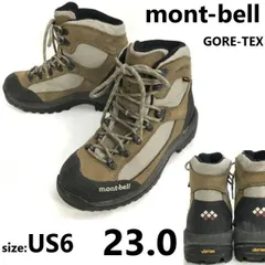 モンベル/mont-bell★GORE-TEX/マウンテン/トレッキングブーツ/シューズ【JAPAN23.0/US6/茶】登山靴/ビブラムソール/Boots/shoes◆bWB88-41のサムネイル