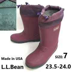 USA製★L.L.Bean/エルエルビーン★暖かインナー付/スノー/レインブーツ/長靴【23.0-23.5-24.0/pink/ピンク】防水/ラバー/Boots/Shoes◆bWB119-5のサムネイル