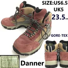 ダナー/Danner★DAYHIKER/トレッキングシューズ/ブーツ/GORE-TEX【23.5/pink赤】マウンテン/ビブラム登山靴/Leather/Boots/shoes◆bWB113-4のサムネイル