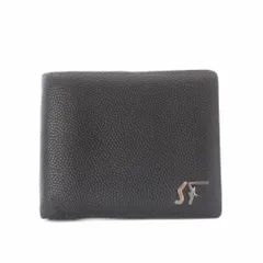 サルヴァトーレフェラガモ Salvatore Ferragamo 財布 小銭入れ 黒 ブラック 型押し ロゴマーク 無地 /RI ■OS ■GY18 ■OHのサムネイル