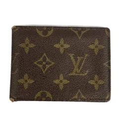 ルイヴィトン LOUIS VUITTON モノグラム ポルト2 カルト ヴェルティカル パスケース 定期入れ カードケース 二つ折り PVC レザー 茶色 ブラウン M60533 /XZ ■GY18のサムネイル