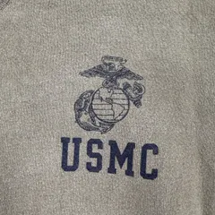 USA製 SOFFE USMC ミリタリー スウェット トレーナー オリーブ L アメリカ製SOFFE（ソフィー）のサムネイル
