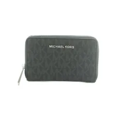 マイケルコース MICHAEL KORS Jet set カードケース ラウンドファスナー ブラック /MI ■GY01のサムネイル