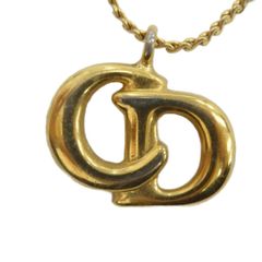 北M6150】Christian Dior CDロゴ ネックレス ゴールド - メルカリ