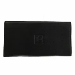 ジバンシィ GIVENCHY ジェントルマン GENTLEMAN 長財布 お札入れ 二つ折り レザー ロゴ 型押し 黒 ブラック /XZ ■GY11のサムネイル