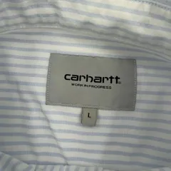 Carhartt WIP カーハート 長袖 ボタンダウン ストライプシャツ Lのサムネイル