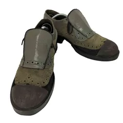 コムデギャルソンオムプリュス COMME des GARCONS HOMME PLUS インサイドアウト ウィングチップ スエード レザーシューズ archive メンズ JPN：25.5 のサムネイル
