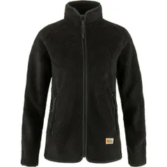 フェールラーベン レディース アウター ジャケット・ブルゾン フリース Fjallraven Womens Vardag Pile Fleece Jacket Black ブラックのサムネイル
