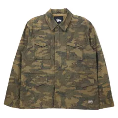 stussy M-65 フィールドジャケット M カーキ カモフラ コットン ドローコードのサムネイル