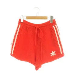 グッチ GUCCI × adidas アディダス 22AW スリーストライプス ニット ショート パンツ ハーフパンツ トレフォイロゴ L オレンジ 693835 /SY ■OSのサムネイル