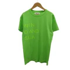 ウィンダンシー WIND AND SEA Tシャツ S 緑 グリーン ロゴプリント 半袖 クルーネック カットソー /PP ■GY69のサムネイル