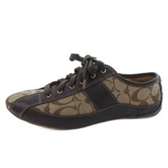 極美品✨コーチ KATHLEEN シグネチャー柄 スニーカー 24.5 箱付き