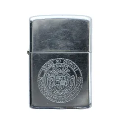 ジッポー ZIPPO 1980年製 ハワイ州紋章 オイルライター 喫煙具 喫煙グッズ タバコ ロゴ ワンカラー シルバーカラー 火花確認済み /BB■GY18 のサムネイル