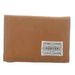 ポーター PORTER 吉田カバン フリースタイル カードケース 定期入れ 二つ折り レザー キャメル /YO14 ■GY11のサムネイル