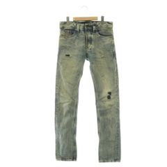 DIESEL THANAZ 0812X 白クラッシュデニム W34 - メルカリ