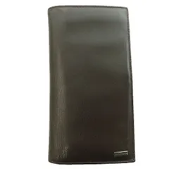 ドルチェ&ガッバーナ ドルガバ DOLCE&GABBANA 長財布 ロングウォレット 二つ折り財布 プレートロゴ レザー 茶 ブラウン /SS ■OS ■GY18のサムネイル