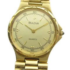 ブローバ BULOVA 9063-5020 腕時計 クォーツ ウォッチ ロゴ ゴールド色 ■GY11 /MQのサムネイル