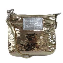 COACH スパンコール 2way ショルダーバッグ - メルカリ