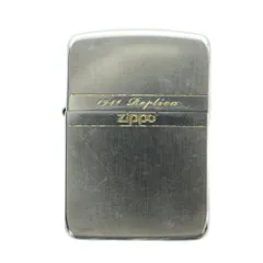 ジッポー ZIPPO 1941 Replica オイルライター 喫煙具 喫煙グッズ タバコ ワンカラー ロゴ シルバーカラー 火花確認済み /BB ■GY18のサムネイル