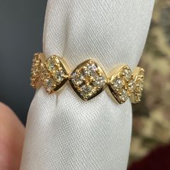 Pt900 フルエタニティリング 4.6g 2ct 約13号 - メルカリ