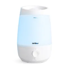 aethos (エートス) 加湿器 アロマディフューザー 2.5L 寝室 静音 小型 卓上 七色ライト アロマ おしゃれ 7畳まで 超音波式 大容量 230ml/h 25時間連続稼働 簡単操作 省エネ 上から給水 消灯可能 空焚き防止 air 699e4540のサムネイル