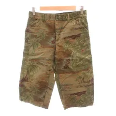 アーペーセー A.P.C. ハーフパンツ 36 カーキ色 トロピカル柄 ハーフ丈 /SJ ■GY06のサムネイル