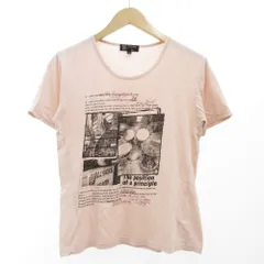 エムケーミッシェルクランオム MK MICHEL KLEIN HOMME Tシャツ カットソー 46 ピンク プリント クルーネック 半袖 /SD ■ECF006のサムネイル