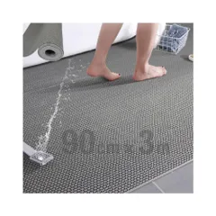 Bonarca 水はけマット 屋外 ベランダ 【お得な90×300cm】 水捌け マット 滑り止め 梅雨対策 お風呂 浴室 プール サイド フロア 庭 ガーデン 下敷き 防水 排水 水切り シート 雨 水たまり カビ 滑り 転倒 防止 ハサミ 26543e2bのサムネイル