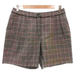 マッキントッシュフィロソフィー MACKINTOSH PHILOSOPHY ショートパンツ 38 灰色 グレー チェック柄 ショート丈 タック /SC ■ECF005のサムネイル