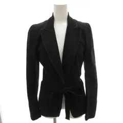 イザベルマラン ISABEL MARANT デニム テーラードジャケット シングル リボン コットン 1 黒 ブラック /FF IBO98のサムネイル