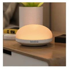 新品 授乳ライト ナイトライト ベッドサイドランプ Iseebiz 枕元ライト 授乳 おむつ替え用 間接照明 置き型 目に優しい 授乳灯 常夜灯 プレゼント ギフトのサムネイル