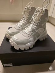 Dior Homme ベルクロ スニーカー レザー ホワイト 白 41.5 Dior Homme ベルクロ スニーカー レザー ホワイト 白 41.5 - メルカリ