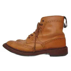 トリッカーズ TRICKER'S カントリーブーツ レザー メダリオン 茶 ブラウン IBO96のサムネイル